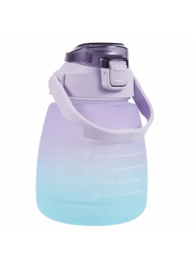 1300ML Large Water Bottle Drinking Cup with Straw (BPA-Free, NO FDA Certified) - Gradient Purple