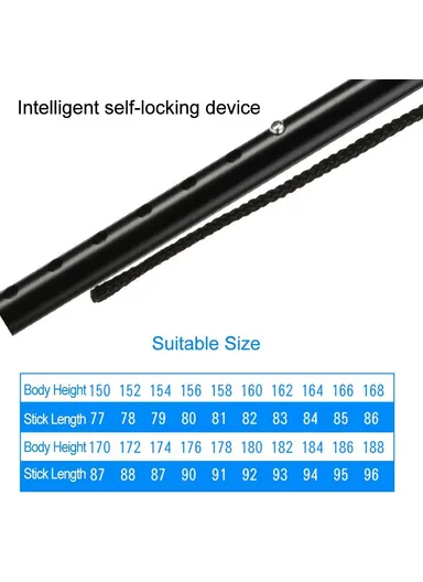 Elderly Adjustable L-ED Walking Cane FM Radio MP3 Smart Safety Fall Alarm Walking Stick