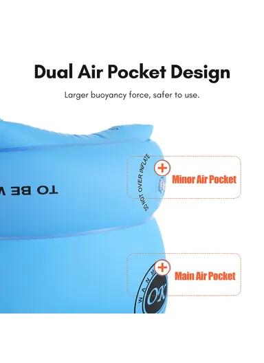 1 Pair PVC Swimming Arm Band Inflatable Armband Swimming Pool Arm Floating Sleeve YX-006 - Rose