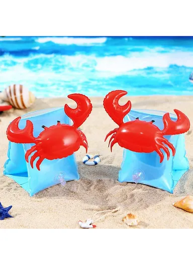 Children Swimming Water Sleeve PVC Arm Assisted Ring for 3-6 Years Old - Crab