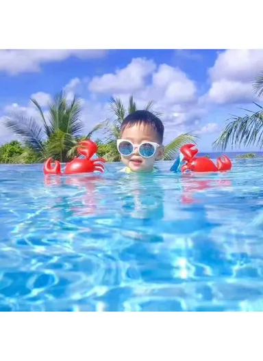 Children Swimming Water Sleeve PVC Arm Assisted Ring for 3-6 Years Old - Crab