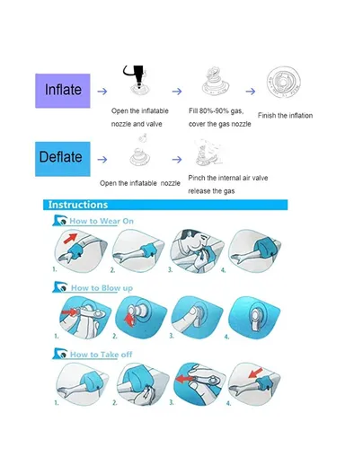 Children Swimming Water Sleeve PVC Arm Assisted Ring for 3-6 Years Old - Crab