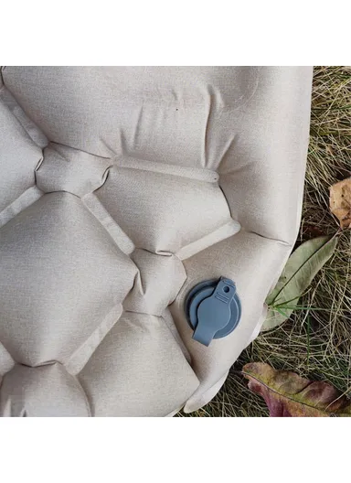 Camping Mattress Sleeping Mat Built-in Foot Pump Inflatable Sleeping Pad - Khaki