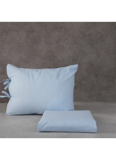 3 Pieces Karina Cotton Baby 100 x 150 cm Duvet Cover Set - Blue