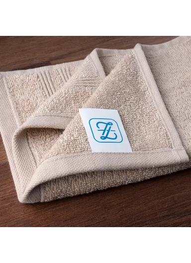 2 Pieces Fashion 70 x 140 cm Bath Towel Premium Cotton - Beige