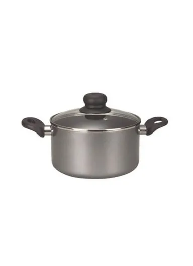 24cm Non Stick Casserole Pan with Vented Glass Lid &amp; Cool Touch Handles KW475