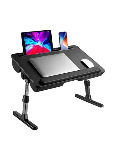 Adjustable Laptop Stand, Foldable Design &amp; Non-Slip Base Black CEF015
