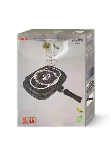 32cm Granite Non-Stick Die-Casting Frypan VK-130 - Black