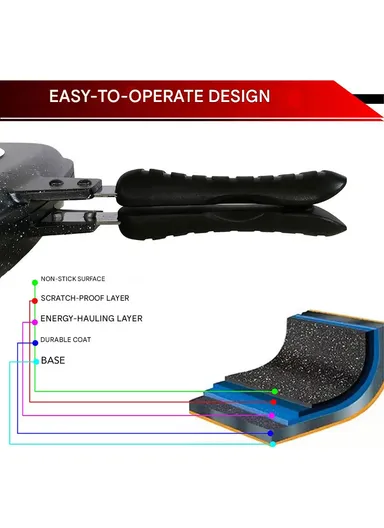 40cm Granite Non-Stick Die-Casting Frypan VK-132 - Black