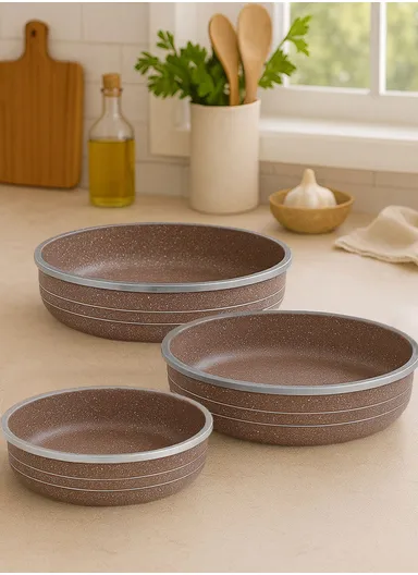 30/34/38cm Non-Stick Cake Pan VK-150 - Coffee