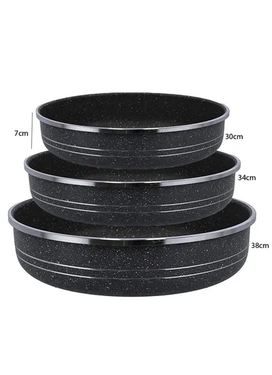 30/34/38cm Non-Stick Cake Pan VK-150 - Grey