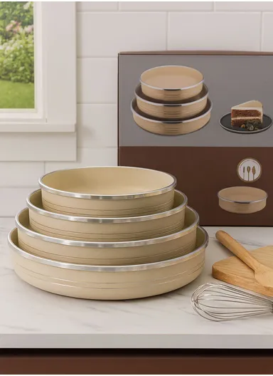 26/30/34/38cm Non-Stick Cake Pan VK-151 - Cream