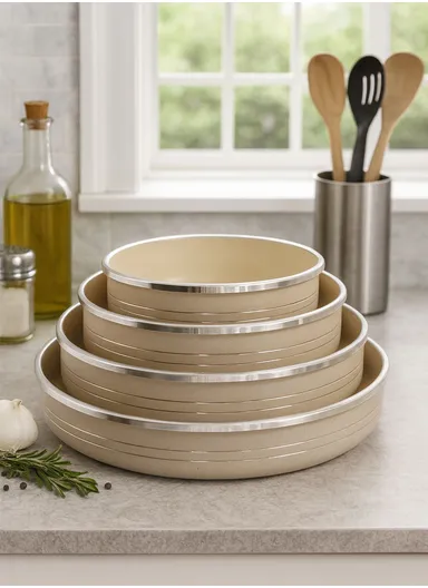 26/30/34/38cm Non-Stick Cake Pan VK-151 - Cream