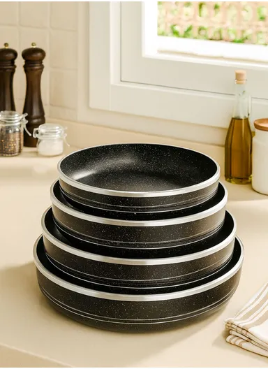 26/30/34/38cm Non-Stick Cake Pan VK-151 - Black