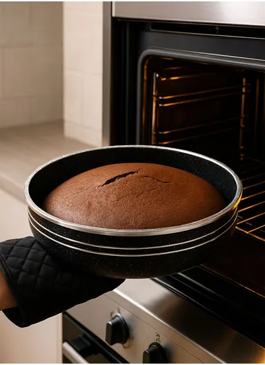 26/30/34/38cm Non-Stick Cake Pan VK-151 - Black