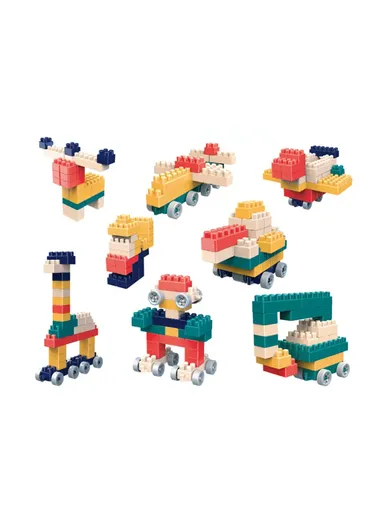 58-Pcs Creative Learning Blocks Build, Imagine &amp; Play