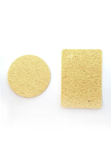 2-Pcs Cleansing Sponge Mix, Natural Cellulose, Reusable &amp; Skin-Friendly HB-329-25