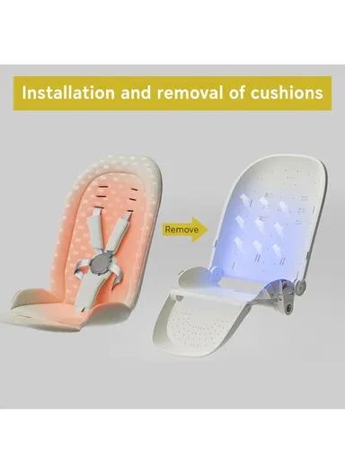 6–36 Month Baby Stroller, Foldable Pushchair with Full Canopy Cover, Reversible Handle, Safety Harness &amp; Storage Basket Y-S910-C - Coffee