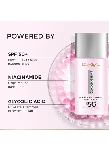 Glycolic Bright UV Fluid SPF 50+ Daily Radiance &amp; Dark Spot Protection