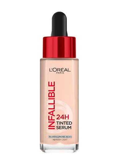 30ml Infallible Tinted Serum Hydrating with Hyaluronic Acid, Light Coverage