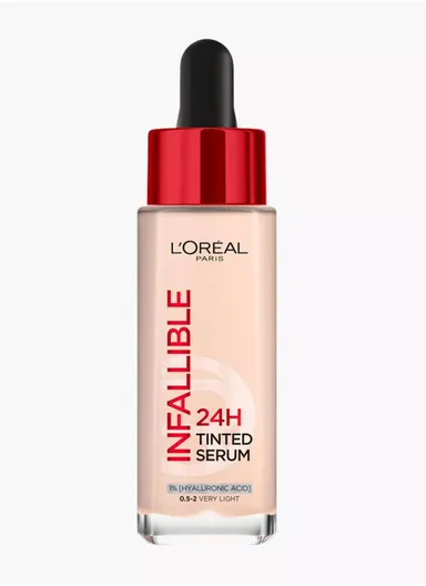 30ml Infallible Tinted Serum Hydrating with Hyaluronic Acid, Light Coverage &amp; Matte Finish 