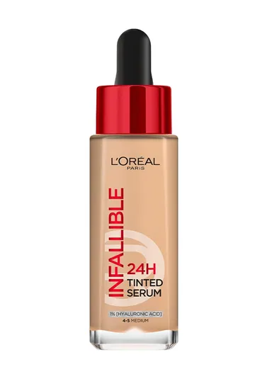 30ml Tinted Serum 1% Hyaluronic Acid, 24H Hydration &amp; Radiance, Lightweight Breathable Texture 