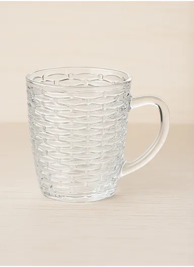 180ml 6Pcs Elegant Round Glass Cup Suitable For Hot &amp; Cold Beverages 