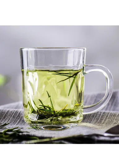  220ml 6 Pcs Elegant Round Glass Cup Suitable For Hot &amp; Cold Beverages