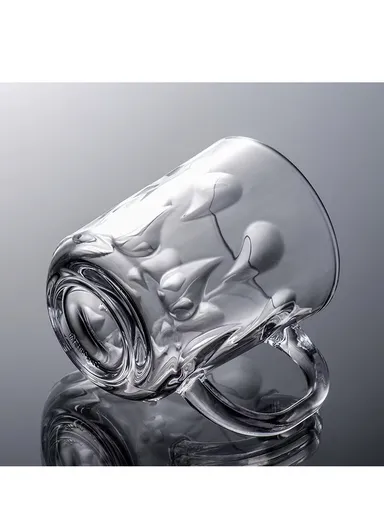  220ml 6 Pcs Elegant Round Glass Cup Suitable For Hot &amp; Cold Beverages