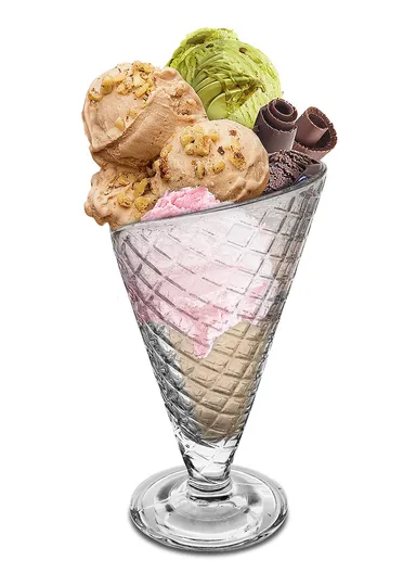 6-Pcs 265ml Ice Cream &amp; Dessert Glass Cups Set 