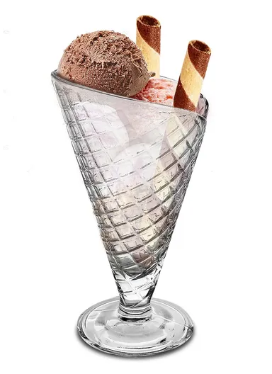 6-Pcs 265ml Ice Cream &amp; Dessert Glass Cups Set 