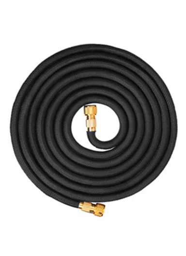 30m High Tensile Water Pipe Sprayer Nozzle High Pressure Spray Gun Set for Car Washing, Outdoor Gardening, Pets Shower R-2383 - Silver
