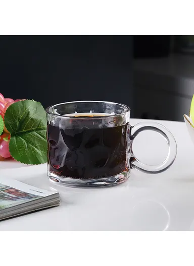 2Pcs 400ml Cups For Coffee, Tea, Cereal &amp; Hearty Soups With Wide Plate - (D9 x H9)cm