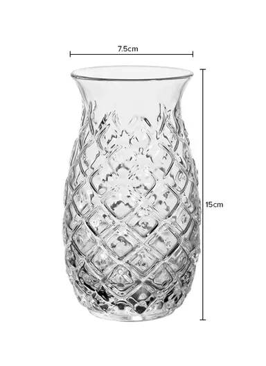 320ml Pineapple Pattern Cold Beverages Glass Cup 