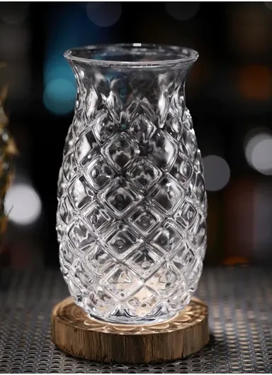 320ml Pineapple Pattern Cold Beverages Glass Cup 