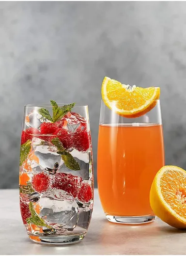 6-pcs 290ml Various Beverages Glass Cup Set 