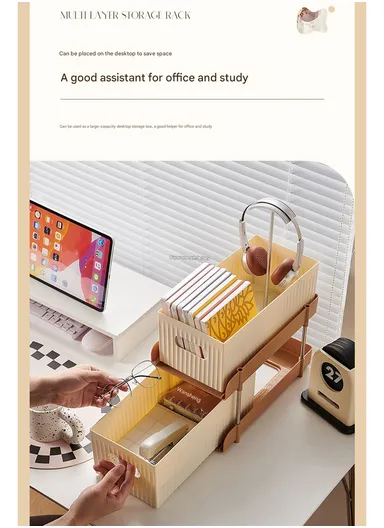 4-Tier Rolling Storage Cart, Slim Foldable Organizer for Small Spaces, Laundry, Kitchen, Bathroom GX-2609--10