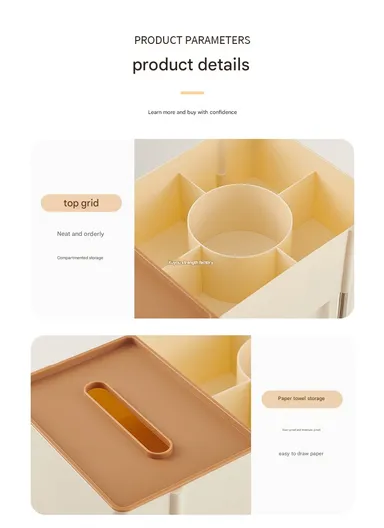 4-Tier Rolling Storage Cart, Slim Foldable Organizer for Small Spaces, Laundry, Kitchen, Bathroom GX-2609--10