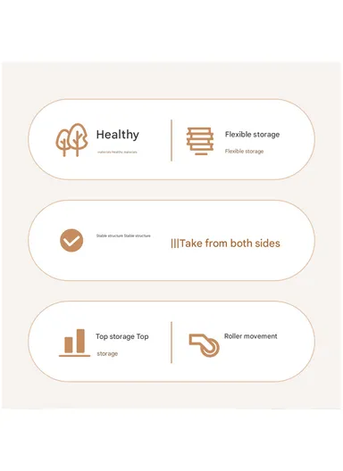 5-Tier Slim Vertical Bookshelf Storage Cart on Wheels, Rolling File Organizer for Home or Office (W39 x D17 x H80)cm GX-2606 - Green