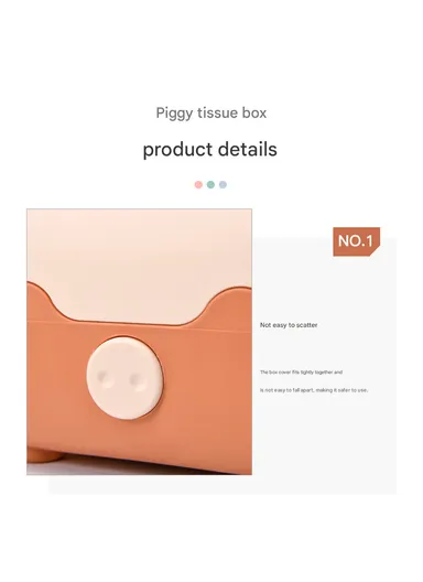 Living Room Table Tissue Box, Home Decoration Tissue Holder (W21 x D13 x H13)cm