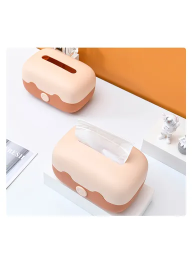 Living Room Table Tissue Box, Home Decoration Tissue Holder (W21 x D13 x H13)cm