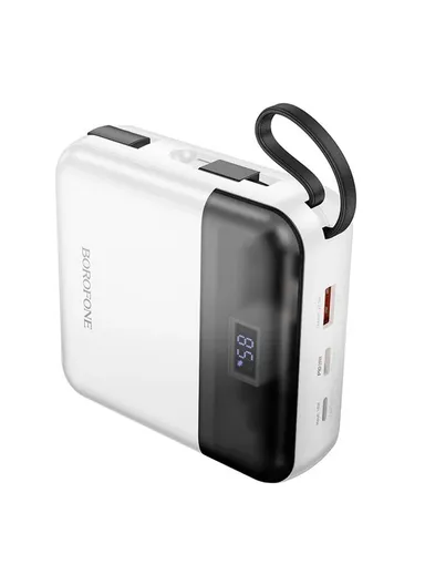 20000mAh Fast Charging Power Bank with LED Display, Type-C, USB-A &amp; Lightning Output