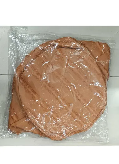 Durable Foldable Laundry Bucket with Textured EVA Material, Stylish Design (D35 x H40)cm – Brown