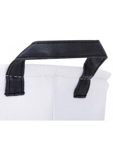 Laundry Basket for Household Storage, Cute Pattern, Practical &amp; Portable (D35 x H40)cm - Rabbit