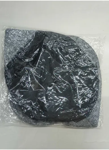 Multipurpose Foldable Waterproof Laundry Basket with Handles (D40 x H50)cm - Grey &amp; White 