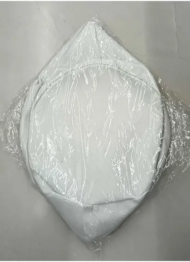 Multipurpose Foldable Waterproof Laundry Basket with Handles (D40 x H50)cm - White &amp; Black