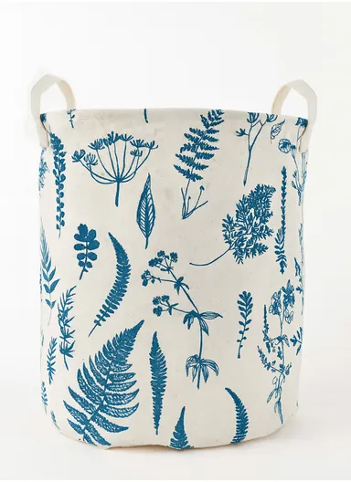 Foldable Laundry Basket Oxford Fabric, Large Capacity, Space-Saving &amp; Portable (D35 x H45)cm 