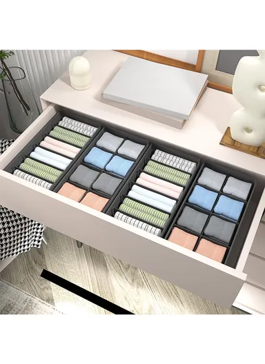 Portable Durable &amp; Sturdy Non-Woven Fabric Storage Box, Clothes &amp; Accessories Organizer 
