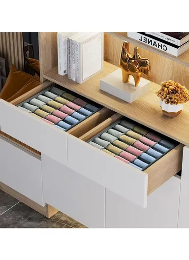 Portable Durable &amp; Sturdy Non-Woven Fabric Storage Box, Clothes &amp; Accessories Organizer 