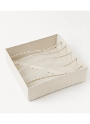 Portable Durable &amp; Sturdy Non woven Fabric Storage Box, Multi-Purpose Storage Organizer Box (L32 x W32 x H10)cm - Beige